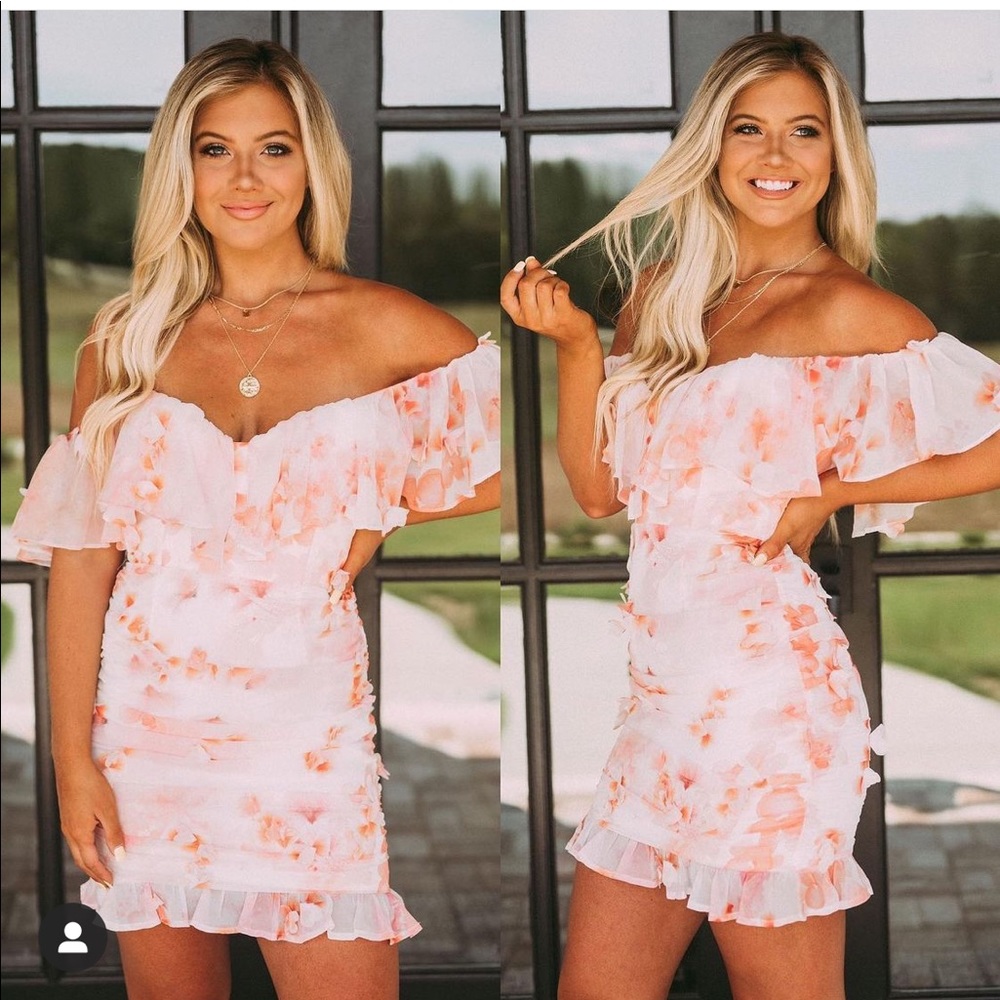 Floral mini dress